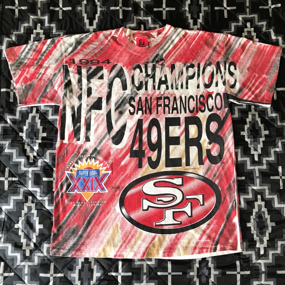 Vintage 49ers Magic Johnson T's shirt
